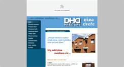 Desktop Screenshot of dhdokna.cz